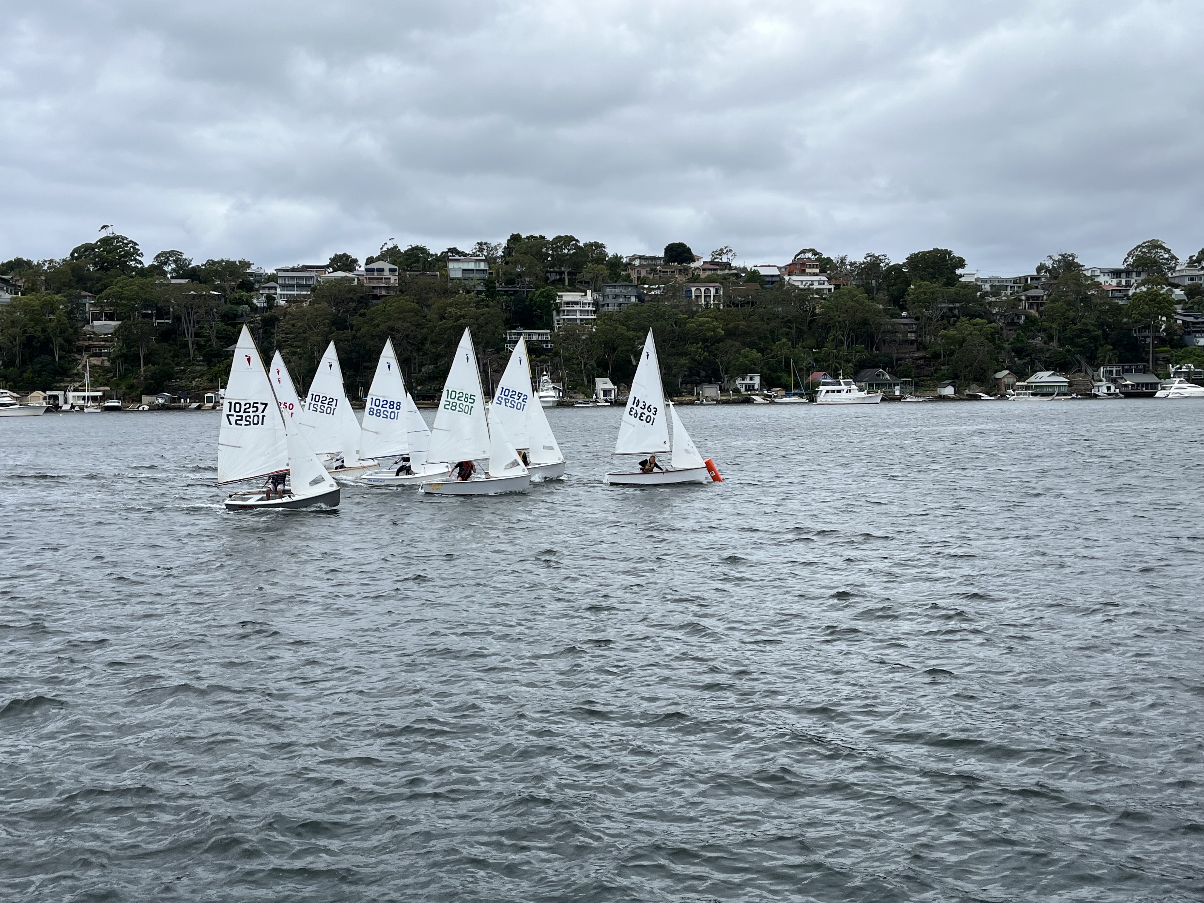 Heron single handed racing at PHOSC